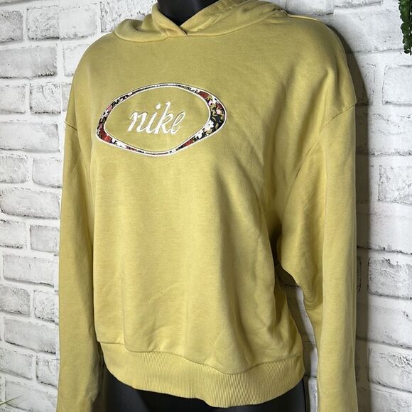 Nike Women's Sportswear Crop Hoodie Sweatshirt MIST Size Medium - Picture 1 of 8
